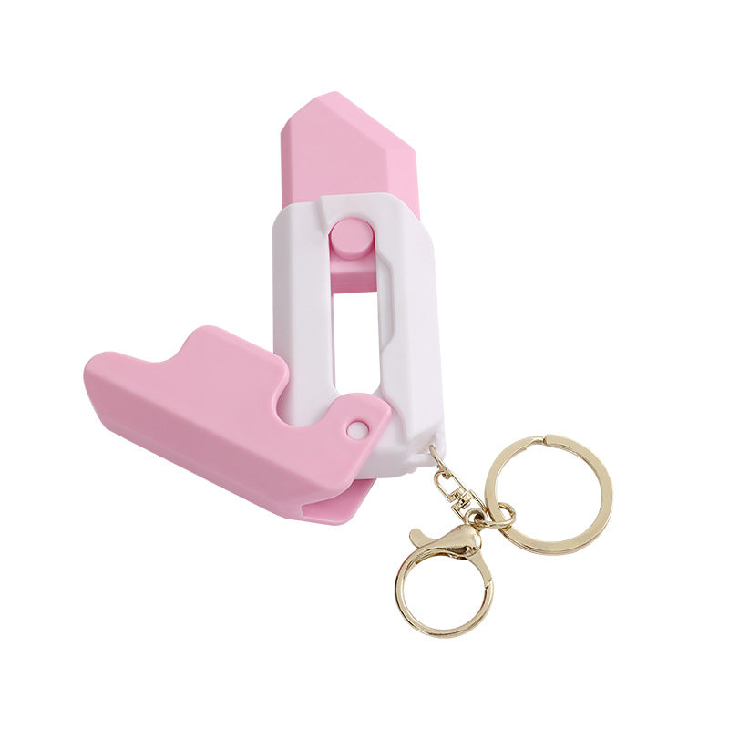 Wholesale Radish Knife Shaped Decompression Toy Plastic Keychain